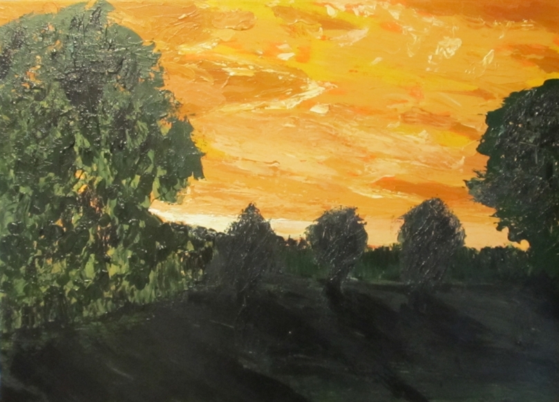 Sunset From Fire